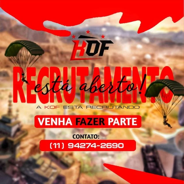 Imagem do Grupo de Whatsapp Recrutamento KOF