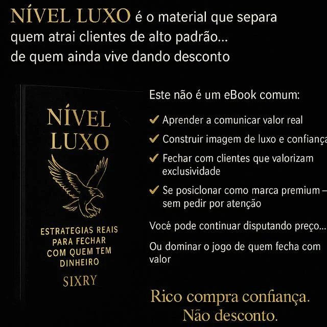 Imagem do Canal de Whatsapp 🦅 Venda para quem realmente compra. Sem choradeira. Sem desconto. | WhatsApp Channel