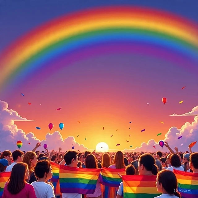 Imagem do Grupo de Whatsapp Bate papo e Namoro LGBT 🏳️‍⚧️